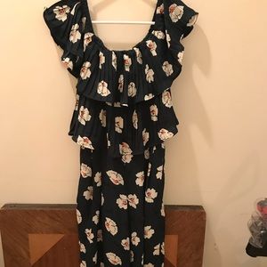 Anthropologie CORALYN OFF-THE-SHOULDER JUMPSUIT